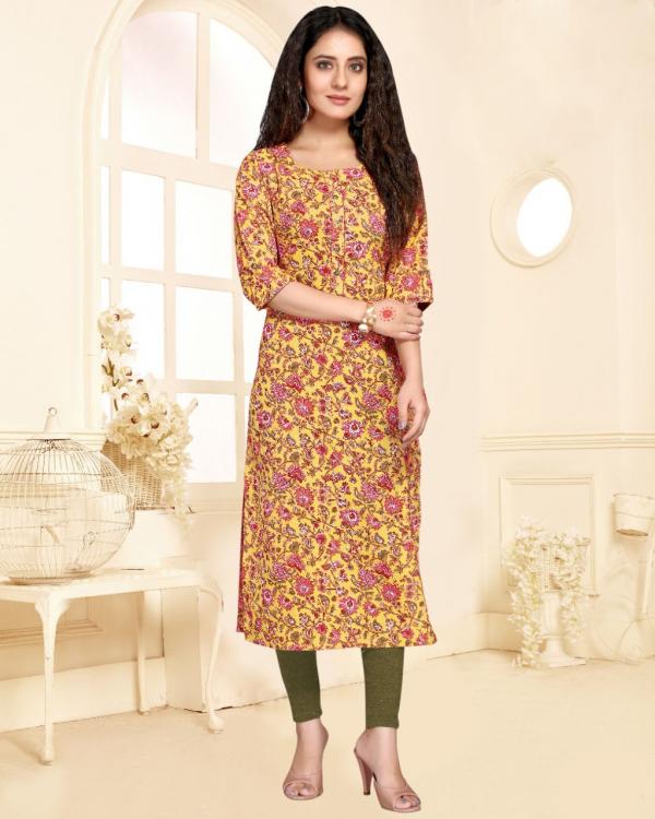 Trendy Printed 101 Casual Wear Jaipuri Printed Kurti Collection